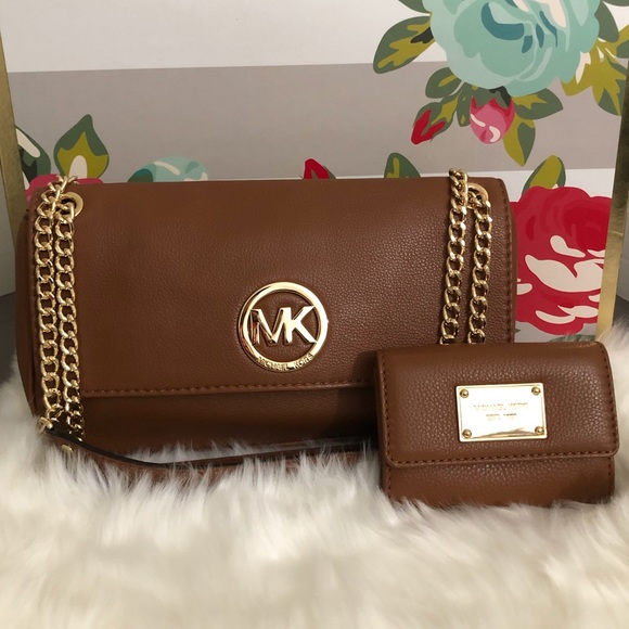 🚨COMING SOON MICHAEL KORS 🧡 Leather Bag & Wallet - Picture 1 of 1